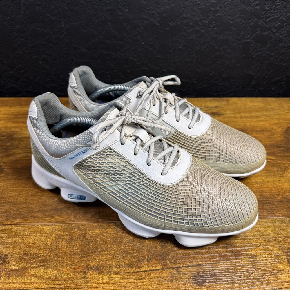 FootJoy HyperFlex 51022 Grey White  Golf Shoes Mens 10.5 M